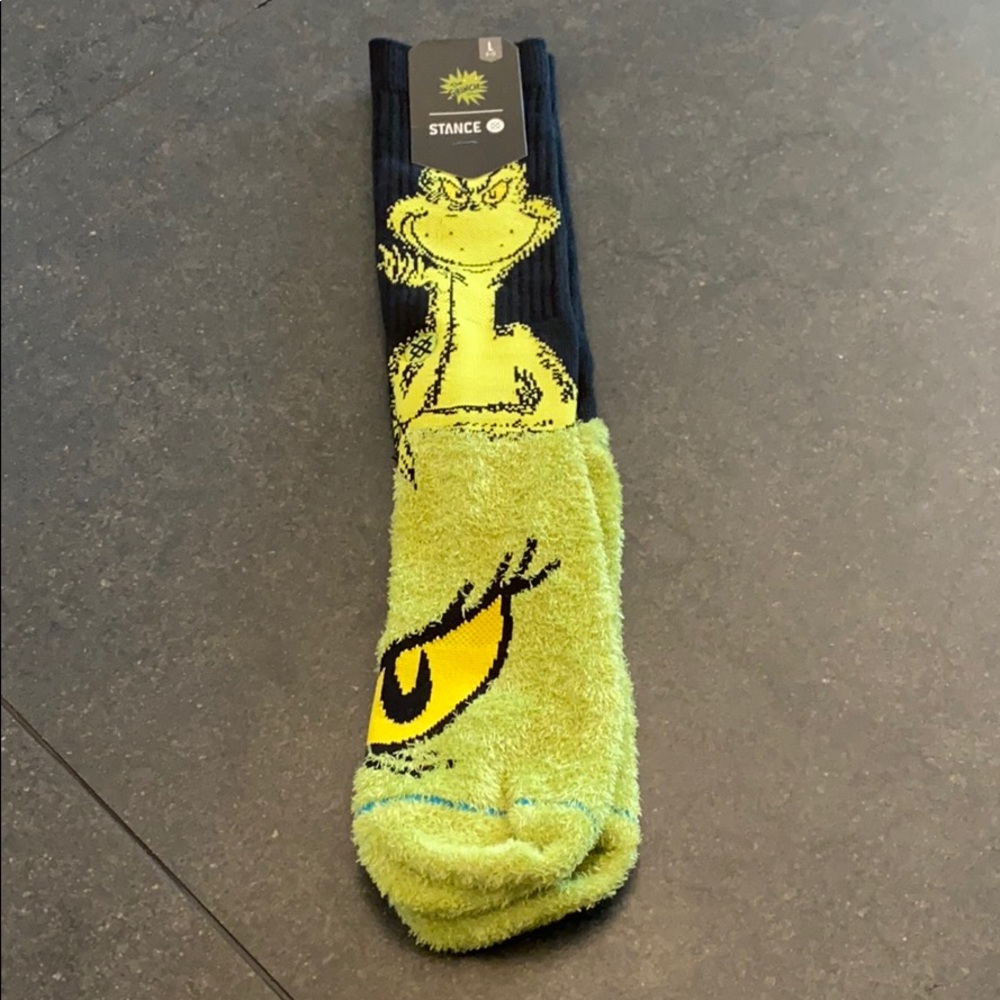 New with tags, Stance Grinch Christmas socks.